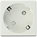 Easy 45 Presa di alimentazione con messa a terra a con disposizione a 45° 45 x 45 mm - Foto miniatura 3