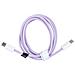 Cavo Dati E Ricarica Pd60w 3a C263 Usb-c To Usb-c Fast Charge 60w 1,5m Viola Per Smartphone Tablet - Foto miniatura 2