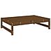 Poggiapiedi Giardino Marrone Ambra 120x80cm Legno Massello Pino - Foto miniatura 2