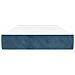 Materasso A Molle Blu Scuro 90x210x20 Cm In Velluto - Foto miniatura 3