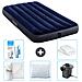 Set Materassino Gonfiabile - 191x99x25 Cm - Blu - Include Accessori Coordinati Cb2 - Foto miniatura 1