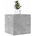 Mobile Porta Tv A Parete Grigio Cemento 30,5x30x30 Cm - Foto miniatura 8