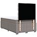 Giroletto a Molle con Materasso Tortora 120x190 cm in Tessuto - Foto miniatura 6