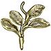 Spilla Rebirth In Placcatura Oro ottone Vintage Design - Foto miniatura 1