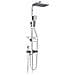 Colonna doccia, Blackswan, Tipo M118, modello cromato con termostato, display digitale, bocca e doccetta bidet, misura 116 cm - Foto miniatura 1