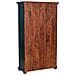 Armadio Artigianale In Legno Blu 102x44x183h Cm - Foto miniatura 4