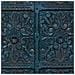 Armadio Artigianale In Legno Blu 102x44x183h Cm - Foto miniatura 6