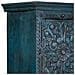 Armadio Artigianale In Legno Blu 102x44x183h Cm - Foto miniatura 7