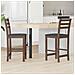 Sedie da pranzo 2 pcs Marrone Chiaro 40 x 47,5 x 99,5 cm - Foto miniatura 2