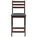Sedie da pranzo 2 pcs Marrone Chiaro 40 x 47,5 x 99,5 cm - Foto miniatura 5