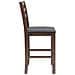 Sedie da pranzo 2 pcs Marrone Chiaro 40 x 47,5 x 99,5 cm - Foto miniatura 6