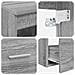 Set di mobili per il bagno 2 pcs Sonoma grigio - Foto miniatura 4