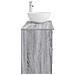 Set di mobili per il bagno 2 pcs Sonoma grigio - Foto miniatura 6