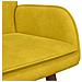 Sofa a Due Posti Giallo 115 x 61 x 87 cm Velluto - Foto miniatura 7