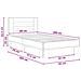 Struttura letto con testata Rovere Nero 80 x 200 cm - Foto miniatura 7