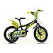 Dinosaur 16'', Bicicletta Per Bambini, Adatta A Bambini Tra I 5 E I 7 Anni, Per Altezza Tra 105 E 135 Cm, Con Campanello E Scudo Frontale, Nera - Foto miniatura 1