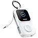 Power Bank Da 5000 Mah Con Ricarica Wireless Per Orologi, Bianco - Foto miniatura 1