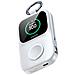 Power Bank Da 5000 Mah Con Ricarica Wireless Per Orologi, Bianco - Foto miniatura 3
