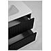 Piano lavabo 80 cm, Arrotondato, Bianco opaco, per lavabo da appoggio, LINEA - Foto miniatura 2