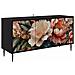 Mobile TV BORNE 102 x 33 x 51 cm Rovere Nero - Foto miniatura 1
