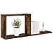 Scaffali flottanti Rovere Fumo 80 x 15 x 30 cm - Foto miniatura 3