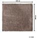 Tappeto Shaggy Marrone Chiaro 200 X 200 Cm Evren - Foto miniatura 3