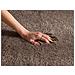 Tappeto Shaggy Marrone Chiaro 200 X 200 Cm Evren - Foto miniatura 4