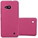 Custodia Compatibile Con Nokia Lumia 550 In Frosty Rosa - Hard Case Coperchio Protettivo In Frosted Look Contro I Graffi E Gli Urti - Foto miniatura 1