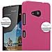 Custodia Compatibile Con Nokia Lumia 550 In Frosty Rosa - Hard Case Coperchio Protettivo In Frosted Look Contro I Graffi E Gli Urti - Foto miniatura 4