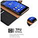 Custodia Compatibile Con Sony Xperia Z3 In Nero Grafite - Coperchio Protettiva Con Chiusura Magnetica, Funzione Stand E Tasca Per Le Carte - Foto miniatura 2