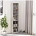 Libreria 5 Ripiani Grigio Cemento 40x24x175cm Legno Multistrato - Foto miniatura 1