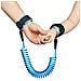 2.5m Anti Perso Polso Link Belt Fune Metallica Elastica 360 Rotazione Di Sicurezza Per Il Bambino E Bambino Redina Guinzagli Per La Sicurezza Wristband Cablaggio Della Mano Per Camminare E Outside Viaggi (blu)  - Foto miniatura 1