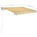 Tenda Automatica Con Sensore Vento Led 300x250cm Giallo Bianco - Foto miniatura 7