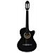 Chitarra Classica Western con Equalizzatore e 6 Corde Nera - Foto miniatura 2