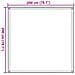 Tappeto da Tenda 200x200 cm Antracite e Bianco - Foto miniatura 6