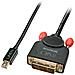 1m, Mini DisplayPort / DVI-D 1m Mini DisplayPort DVI-D Nero - Foto miniatura 1