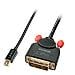 1m, Mini DisplayPort / DVI-D 1m Mini DisplayPort DVI-D Nero - Foto miniatura 2