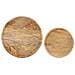 Set Tavolini Da Salotto 2 Pz Legno Massello Di Mango E Acciaio - Foto miniatura 2
