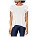 Ua Whisperlight Ss Foldover, Maglia A Maniche Corte Donna, Bianco (onyx White / onyx White / tonal), S - Foto miniatura 1