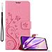 Custodia Compatibile Con Oneplus Nord 2 5g In Rosa Fiore - Coperchio Protettivo In Design Floreale Con Chiusura Magnetica, Funzione Stand E Slot Per Carte - Foto miniatura 1