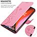 Custodia Compatibile Con Oneplus Nord 2 5g In Rosa Fiore - Coperchio Protettivo In Design Floreale Con Chiusura Magnetica, Funzione Stand E Slot Per Carte - Foto miniatura 5