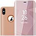 Cadorabo Custodia Compatibile Con Apple Iphone Xs Max In Kunzit Rosa - Clear View Specchio Coperchio Protettivo Con Funzione Di Supporto Protezione A 360 Gradi - Foto miniatura 1