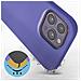 Cover Per Iphone 14 Pro Max In Silicone Semi-rigido Soft-touch Viola Chiaro - Foto miniatura 2