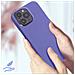 Cover Per Iphone 14 Pro Max In Silicone Semi-rigido Soft-touch Viola Chiaro - Foto miniatura 3
