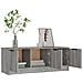 Mobile Tv Grigio Sonoma 102x35x36,5 Cm In Legno Multistrato - Foto miniatura 3