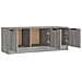 Mobile Tv Grigio Sonoma 102x35x36,5 Cm In Legno Multistrato - Foto miniatura 5