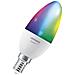 Ledvance Lampada Led Intelligente Con Tecnologia Wifi, Attacco E14, Dimmerabile, Colore Della Luce Modificabile (2700-6500k), Colori Rgb Modificabili, Sostituzione Per 40w, Smart+ Rgb, Confezione Da 1 - Foto miniatura 1
