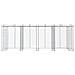 Parete Gabbioni Bidone Spazzatura 350x91x120 Cm Ferro Zincato - Foto miniatura 4