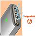 Cavo Da Usb-c A Magsafe 3 Per Macbook Pro E Air M2 Nylon 2m 140w Nero E Argento - Foto miniatura 4