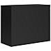 Armadio Classificatore Nero 90x40x70 Cm In Acciaio - Foto miniatura 8